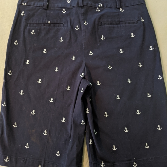 Talbots Navy blue Bermuda shorts - Picture 4 of 5